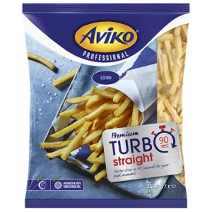 Aviko PREMIUM TURBO pomfrit ravnog reza 9,5mm 2,5kg