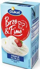 VRHNJE ZA ŠLAG DUKAT 500ML